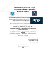 Tesis de Grado: Facultad de Economia Y Negocios