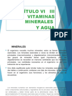 Capitulo Vi III Vitaminas Minerales Agua