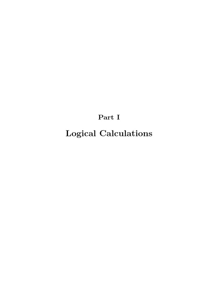 LR - Logical Reasoning A First Course | PDF | Logic | Proposition