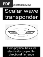 Download Meyl - Scalar Wave Transponder - Field-Physical Basis for Electrically Coupled Bi-Directional Far Range Transponder 2008 by deeplah SN60224978 doc pdf