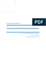 Nociones de Trigonometría Esferica