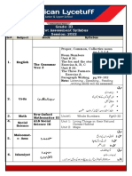 Worksheet For ALS