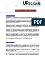 Partes de La Constitución Politica de La Republica de Guatemal