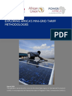 USAID-NARUC Exploring Africa's Mini-Grid Tariff Methodologies Report 6-8-20
