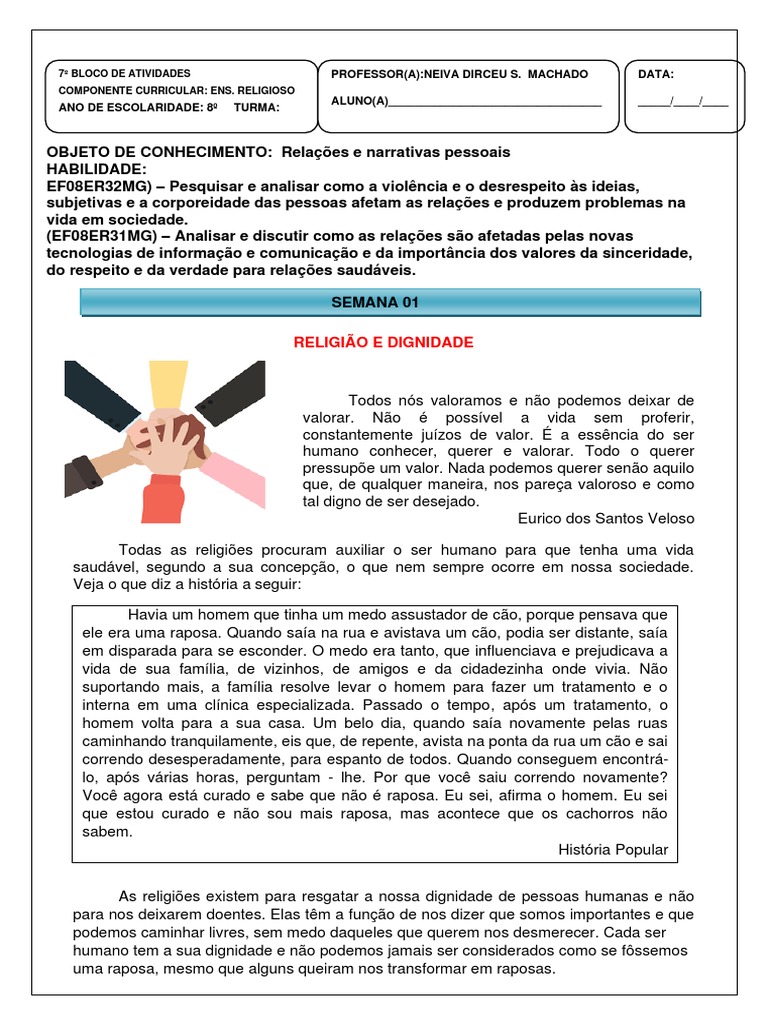 Ensino Religioso - 8º Ano - Neiva | PDF | Brasil
