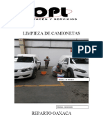 Limpieza de Camionetas