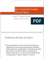 Base de Datos