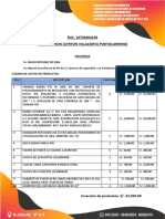 11 Camaras Proforma