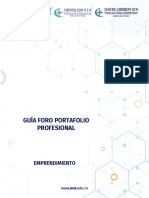 Guía Foro Portafolio Profesional