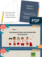 Pendidikan Seni - Modul 3 Dan 4