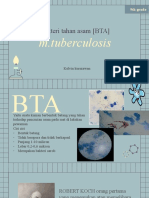 BTA-bakteri Tahan Asam (M.tuberculosis)