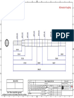 Dimension Roughing Rotor Turbin E1-GT-1A Drawing