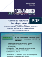 Substâncias e Misturas Conceito, Diferenciação Através de Suas Propriedades. Alotropia.