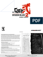 Games Sony Ps PSX Bushido Blade 2 User Manual