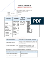 Sesion de Aprendizaje Matematica 07 09 22