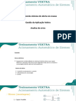 Treinamento sistema alerta massa Vektra