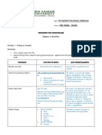 Designing The Curriculum