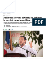 Lo Que Dice Guillermo Moreno Sobre La Intervención en Haití - Diario Libre