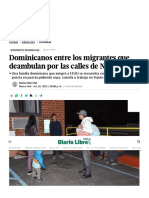 Migrantes Deambulan Por Calles de NY - Diario Libre