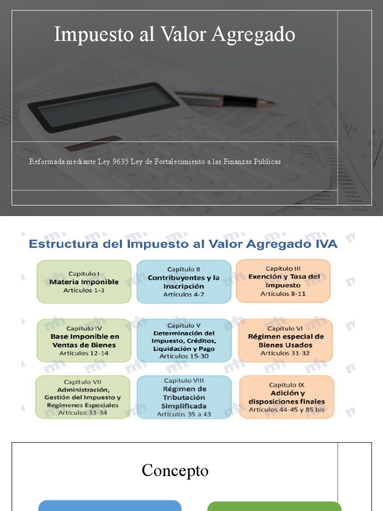Conceptos Clave del Impuesto al Valor Agregado | PDF | Impuesto al ...