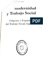 Parra, G (2001) Cap IV en Antimodernidad y Trabajo Social Derecho Social Matriz