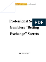 Professional Soccer Gamblers "Betting Exchange" Secrets