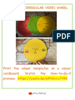 Irregular Verbs Wheel