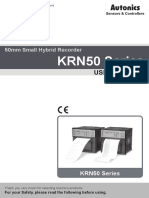 Autonics KRN50 Manual