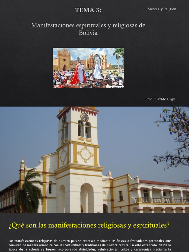 Fiestas religiosas y espirituales de Bolivia | PDF | Bolivia | Carnaval