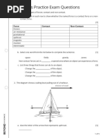 Forces Foundation Practice Exam Questions