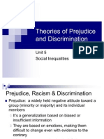 Theories of Prejudice and Discrimination