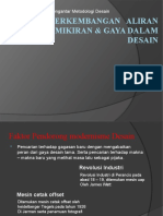 Modul 03 Perkembangan Aliran Pemikiran Gaya Dalam Desain