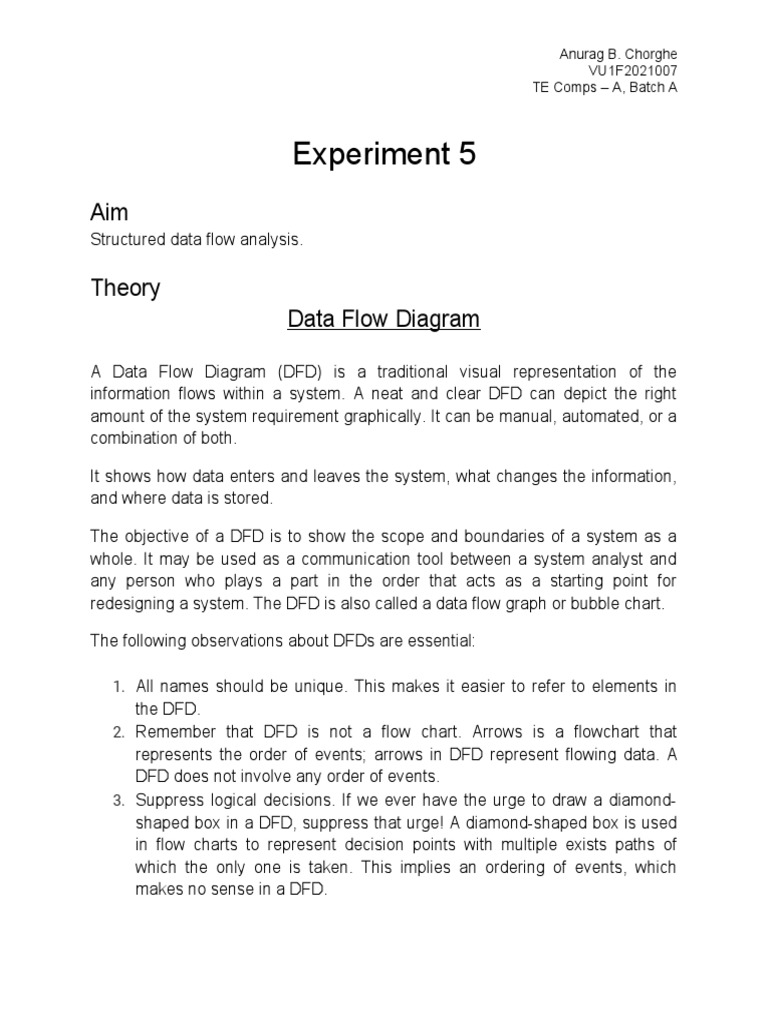 DFD and Class Diagram Overview | PDF | Class (Computer Programming ...