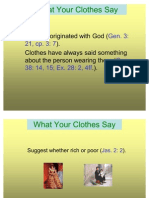 What Your Clothes Say