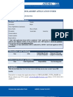 TGM Scholarship Application Form