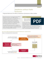 Factsheet1 Subsidiaries Without Public Accountability Proposed Disclosures For Ifrs 12