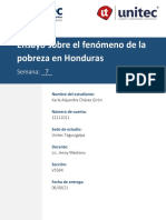 Ensayo Sobre El Fenómeno de La Pobreza en Honduras
