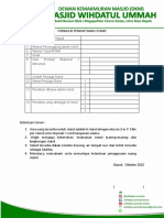 Formulir Pendaftaran Stand WU