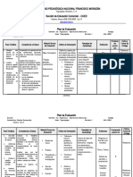 Plan de Evaluacion BANCARIA