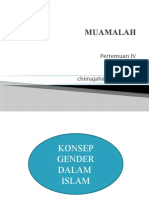 MUAMALAH Pertemuan IV Konsep Gender Dalam Islam