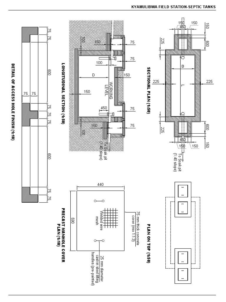 Septic Tank Design | PDF