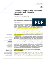 Cognitive Activation For Language Acquisition