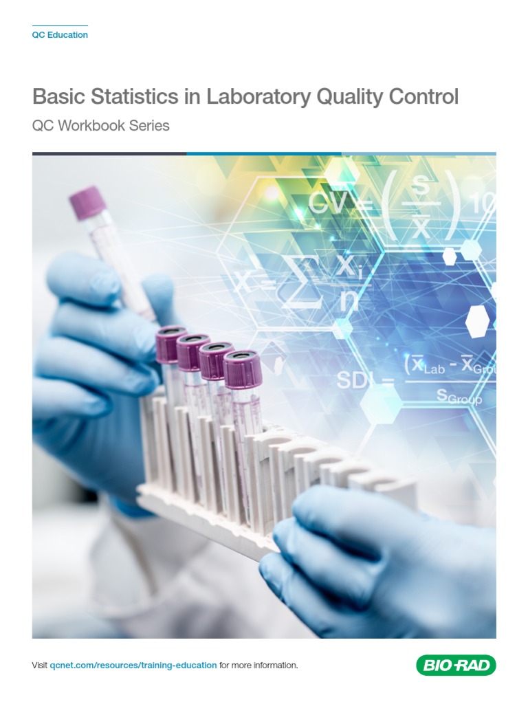 Basic Statistics in Laboratory Quality Control QC Workbook Series