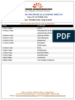 Meet Up Programmes and Requisitions