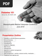 Diabetes 101 - An Overview of Diabetes and Its Management - Michael See