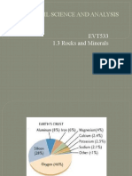 1.3 Rocks and Minerals