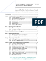 Contract Management October 2021 - Table of Contents