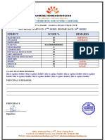 Score Card Template