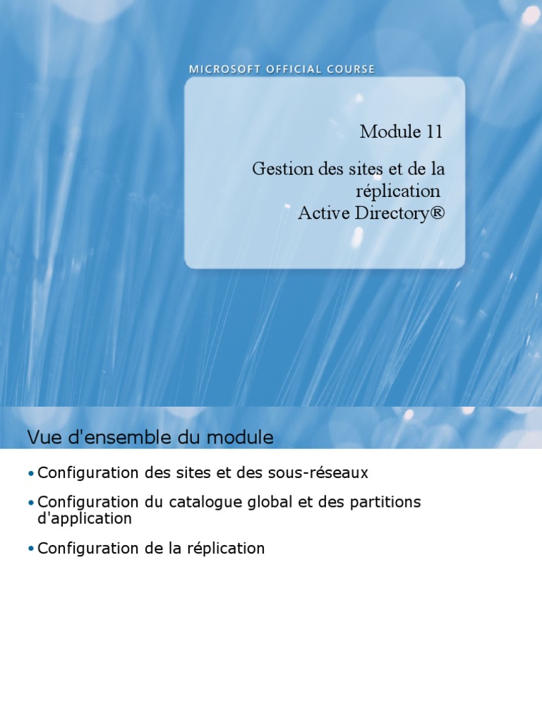 Admin Server 11 | PDF | Active Directory | Système de noms de domaines