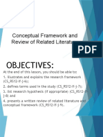 Conceptual Framework and Review of Related Literature